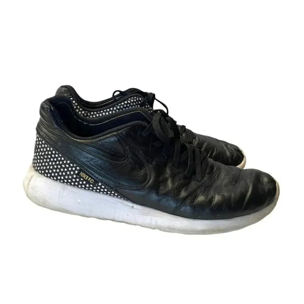 Nike‎ FC Sneaker Shoes Black White Star Pattern Men 11.5
